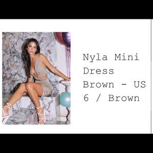 Nyla Mini Dress - Brown 🤎 US size 6.
